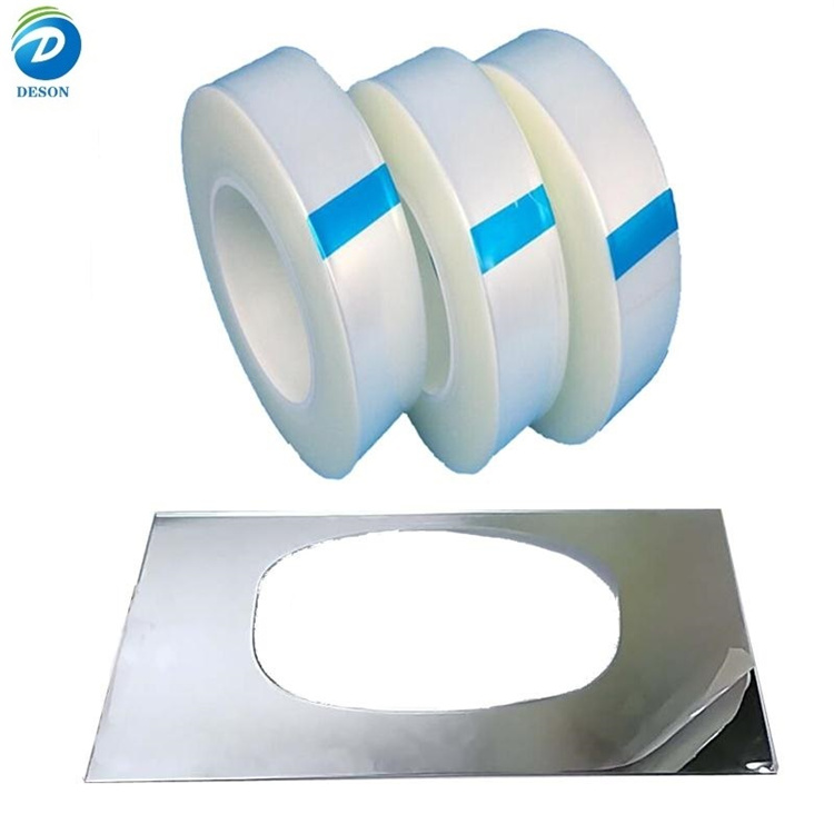 Deson no residual no-masks high transparency blue low various adhesion Dust Proof soft plastic electronic pe protective film