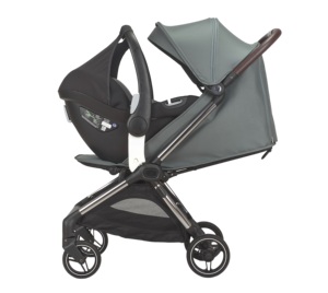 <span class=keywords><strong>Poussette</strong></span> bébé OC-100 Premium 3-en-1 format cabine - Système de voyage auto-pliant compatible <span class=keywords><strong>avec</strong></span> <span class=keywords><strong>nacelle</strong></span> - Product Image 2