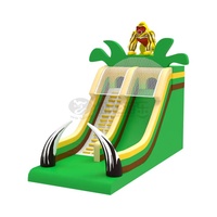 Grand toboggan gonflable pour enfants, idéal pour 5 enfants, utilisation intérieure et extérieure, pour un plaisir intense.