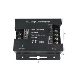 PWM amplificatore di potenza ad alta velocità per bobina a LED 5V 12V 24V 16A 1 canale Mono colore AP101
