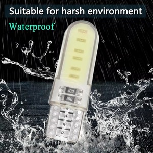 Bombilla LED T10 W5W <span class=keywords><strong>de</strong></span> gel <span class=keywords><strong>de</strong></span> silicona para interior <span class=keywords><strong>de</strong></span> <span class=keywords><strong>coche</strong></span>, luces <span class=keywords><strong>de</strong></span> techo, mapas, maletero y matrícula, 12V COB 12SMD 7500K, reemplazo sin errores Canbus - Product Image 5