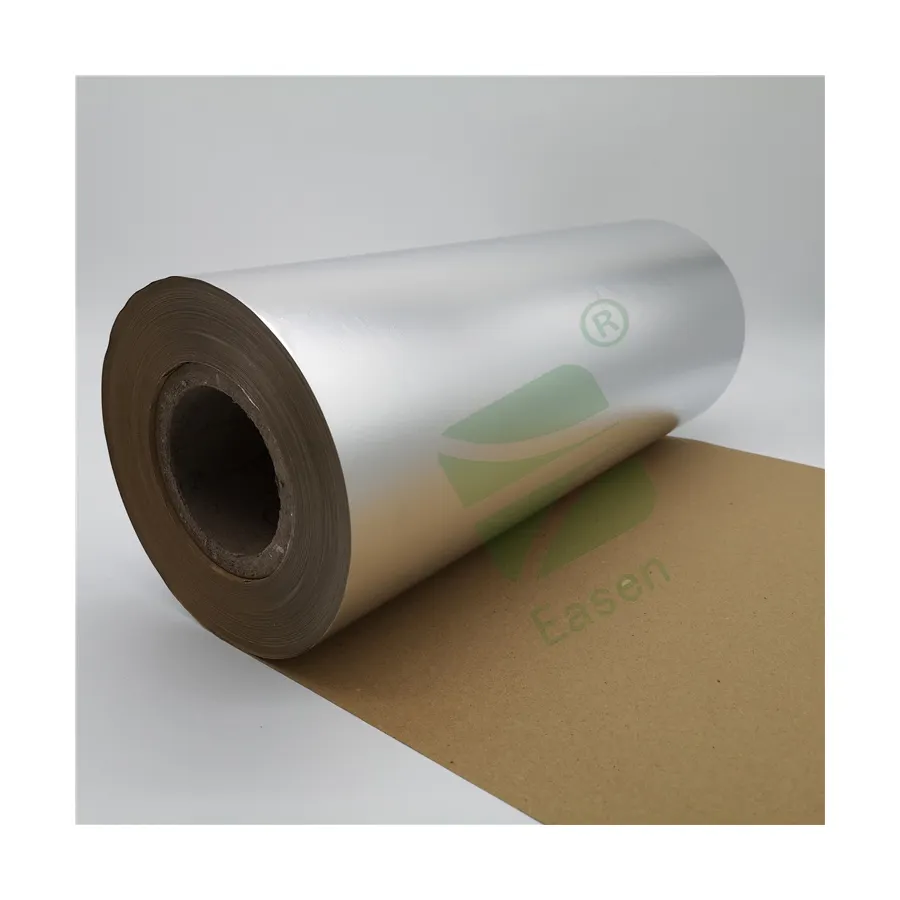 Gelamineerd Papier Pe Gecoat Kraftpapier Aluminiumfolie Waterdichte Gebouw Isolatie Rolls
