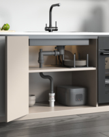 Valve anti-refoulement en plastique, joint d'étanchéité anti-odeur, drain de sol de cuisine avec fonction de nettoyage facile pour la protection contre les inondations