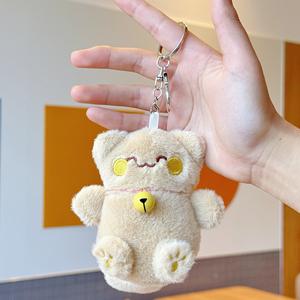 2025 nouveau dessin animé mignon jouet poupée petit chat sac suspendu décoration poupée cadeau en gros en peluche chat chanceux porte-clés prêt à expédier - Product Image 4
