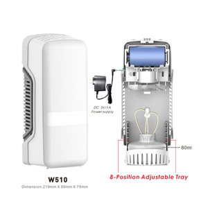 Type de ventilateur à batterie <span class=keywords><strong>Diffuseur</strong></span> automatique de parfum d'hôtel Ventilateur de désodorisant Ventilateur rond de distributeur d'arômes Fabricant de distributeur de produits frais - Product Image 2