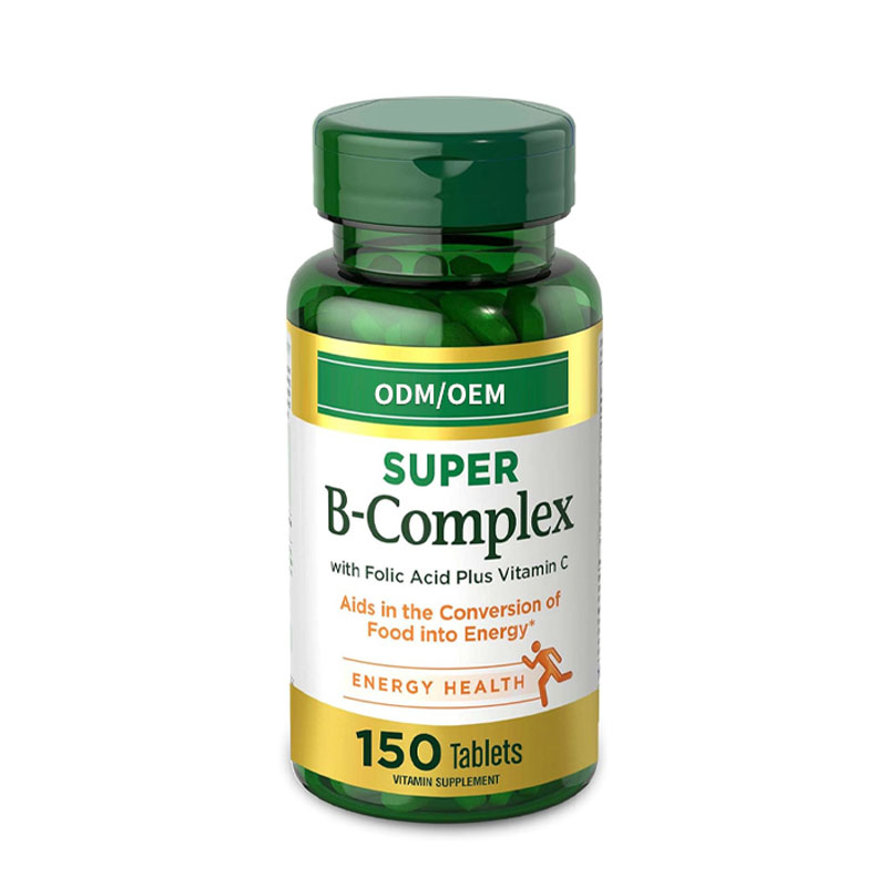 Comprimidos de vitamina B de marca própria cápsulas de vitamina B complexos oem odm