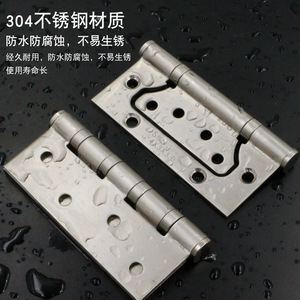 Bisagra de Acero Inoxidable 304 para Muebles, Montaje Superficial, Antioxidante, Herraje para Puerta de Gabinete, Diseño Industrial - Product Image 1