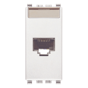 Netsafe Cat5e Utp <b>Rj45</b> <b>Socket</b> White 86mm X 53mm Wall Mount Ethernet Outlet - Product Image 1