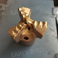 Vente chaude 200mm PDC Drag Bit Forgé Outil De Forage De Puits D'eau Commande Minimum 1 Pièce