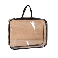 Sac en PVC transparent de haute qualité, avec pochette à cartes