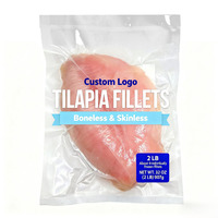 Sacs sous vide en plastique imprimés sur mesure pour aliments, sacs sous vide transparents imprimés, emballages de sacs sous vide en plastique, sacs de stockage sous vide en plastique