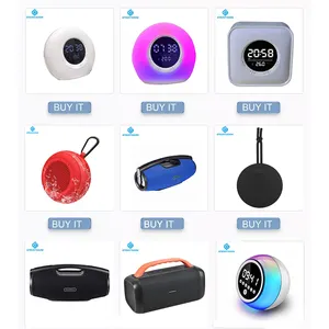 Draagbare Bluetooth Audio Outdoor Led Licht Draadloze Bluetooth Speaker