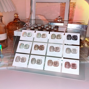 JTING – Collection de vernis gel réfléchissants disco 12 couleurs personnalisables – Boîte de présentation OEM – Créez votre propre logo de marque d'ongles - Product Image 4