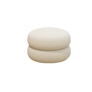 Round Pouf Stool Soft Cushion <b>Footstool</b> For Living Room Sofa Entryway Adult Children Use - Product Image 5