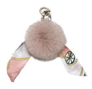 Lindo zorro bola coche llavero colgante Popular Aleación de plástico suave regalo de cumpleaños para <span class=keywords><strong>mujeres</strong></span> incluye bolsa de felpa - Product Image 1
