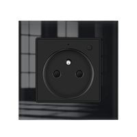 Prise intelligente Wi-Fi française 16A avec indicateur LED et bouton marche/arrêt, prise intelligente et multiprises
