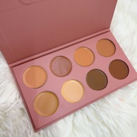 Palette de fond de teint correcteur de couleur professionnel 8 couleurs