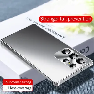 Casing ponsel logam paduan aluminium tahan air, casing pelindung ponsel tahan guncangan untuk Samsung Galaxy S23 22 21