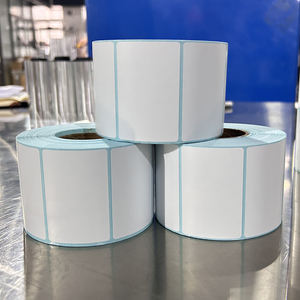 100x100mm 500 hoja impermeable impresora de código de barras adhesivo en blanco Mini rollo de etiquetas adhesivas térmicas directas - Product Image 3