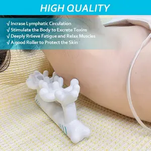 High Quality Anti-Cellulite Lymphatic Drainage Portable Handheld Body Fascia Neck Leg Soft Tissue Massage Tool Massage Roller