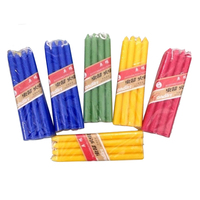 20cm bunte Kerzen Long Stick Unscented Kerzen für Dinner Party Hochzeit Home Decoration Multi Pack