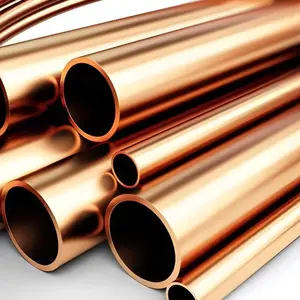 Good Quality Round Copper Pipe Alloy Straight Copper Pipe For Refrigeration