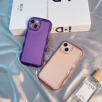 Coque arrière en silicone souple ovale pour iPhone 15 14 12 11 13 SE 8 7 6 6s Pro XS Max X XR Plus mini TPU