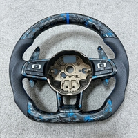 Volant en fibre de carbone forgée CNL R Line pour VW Golf MK5 6 7 7.5 R MK5 MK6 MK7 MK7.5 GTI Polo Passat B6 B7 B8 B9 CC
