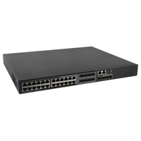 S5130S-28S-HI Switch Gigabit Administrado Eficiente con Operación Silenciosa, Dispositivo de Red para Proyectos de Reconstrucción de Redes Hoteleras