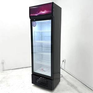 ตู้แช่เครื่องดื่มแบบใหม่ ราคาประหยัด ความจุ 126 กระป๋อง ตู้แช่เย็นแบบตั้งตรง กระจกใส สำหรับร้านค้า - Product Image 5