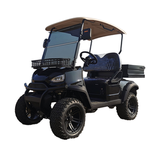 Carrito de Carga Grande, Carrito de Golf Eléctrico Utilitario para 2 Pasajeros con Neumáticos Todoterreno, Alcance de 90 km y Velocidad de 30-50 km/h - Product Image 1