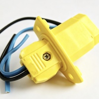 Connecteur de prise de charge pour tricycle agricole avec bride de fixation pour accessoire de remplacement électrique de tricycle agricole