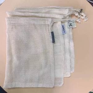 Bolsa Ecológica Reutilizable de Algodón Orgánico 2026 con Cordón para Frutas y Verduras - Product Image 3