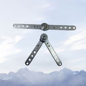 Charnière de meuble réglable en fer, sans butée, multi-angles, à montage en surface, pour accessoires d'appui-tête de canapé - Product Image 1