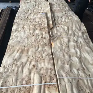 विदेशी प्राकृतिक Mappa Burl लकड़ी लिबास के लिए Woodcraft