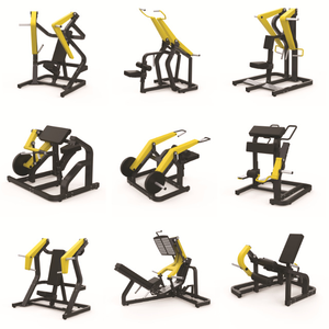 Équipement de musculation professionnel Hammer Strength à charges libres, ensemble complet, pour la musculation des pectoraux, des épaules, du dos et des jambes, entraînement complet du corps - Product Image 1