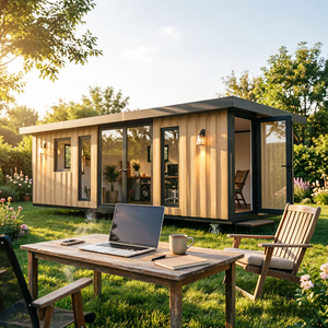 Cabane de bureau de jardin préfabriquée ADU, utilisable toute l'année - Product Image 6