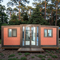 Usine de fabrication : Villa préfabriquée de 40 pieds carrés, Maison préfabriquée à deux chambres, Appartement modulaire, Bâtiment de bureaux en conteneurs