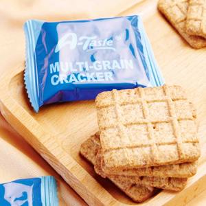 Tùy Chỉnh Bao Bì 160G Đóng Gói Muối Biển Hạt Đa-Gluten Cookie Tập Thể Dục Ánh Sáng Thực Phẩm Giòn Lúa Mì Trứng Có Đường Cho Giải Trí - Product Image 2