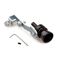 Sifflet d'échappement universel en aluminium pour simulateur de voiture Taille M