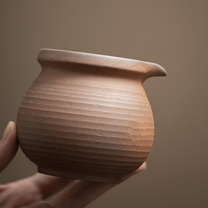 Taza de cerámica sin esmaltar de diseño clásico Vintage, cerámica gruesa, té de Kung Fu, Mar con divisor de té, arcilla de roca antigua, Gong Dao <span class=keywords><strong>Bei</strong></span> - Product Image 4
