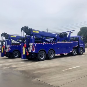 Precio de Fábrica, Camión de Rescate ISUZU GIGA 8x4 de 30 Toneladas con Pluma Integrada y Elevador de Ruedas, con Cabrestante y Motor 6UZ1 - Product Image 3
