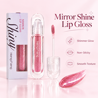 Gloss à lèvres brillant effet eau 8 couleurs, hydratant, pailleté, maquillage pour les lèvres, non collant, vente en gros, marque privée, OEM, ODM