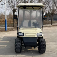 Véhicule de golf électrique tout-terrain personnalisé 3 ou 4 places avec contrôleur, batterie lithium 48V, vitesse maximale de 30 km/h et autonomie de 90 km