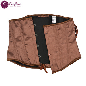 Corset gothique sexy en os de poisson pour femmes sous le buste 24cm de hauteur torse court respirant à lacets serre-taille et <span class=keywords><strong>gaine</strong></span> ceinture - Product Image 6
