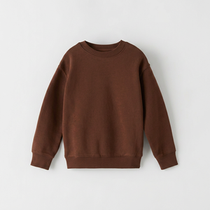 เสื้อสเวตเชิ้ตคอกลมสีกรมท่าแบบยูนิเซ็กซ์ ทรงปกติ ผ้าฝ้ายถักแบบเรียบง่าย ใส่สบาย เป็นมิตรกับสิ่งแวดล้อม เหมาะสำหรับฤดูหนาว - Product Image 1