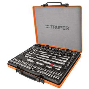 Truper Set di utensili manuali da meccanico misto da 103 pezzi JD-103MP presa CR-V per l'imballaggio della scatola per la manutenzione domestica - Product Image 2