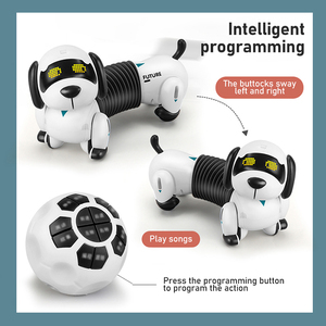 RC đồ chơi RC động vật điều khiển từ xa theo Dachshund Đồ chơi robot cảm ứng nhạy cảm kéo dài điện tử tương tác con chó Robot - Product Image 5