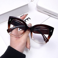 Grand cadre Vintage lunettes de soleil femmes hommes marque oeil de chat lunettes de soleil rétro lunettes lunettes pour homme femme polygone lunettes de soleil