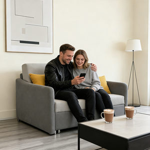 Canapé-lit pliable multifonctionnel minimaliste moderne, incontournable pour les petits salons - Product Image 3